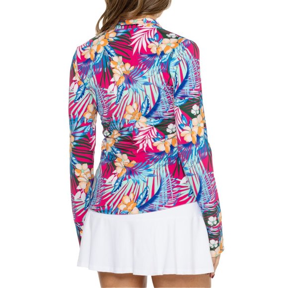 NEW Tommy Bahama Active Zip-Up Jacket - UPF 50  Dash Tropic  267sn - Picture 2 of 7